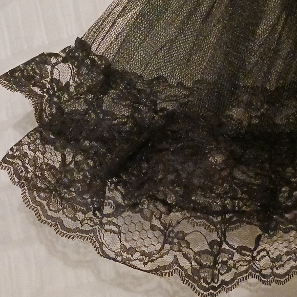 NWOT OS Black Lace Petticoat - Picture 1 of 4